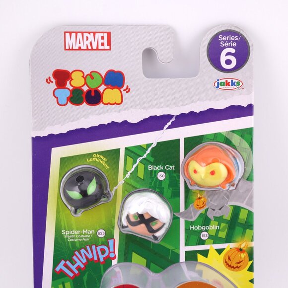 Disney Tsum Tsum Marvel Character Black Cat, Hobgoblin, Spiderman Mini Figures - Picture 3 of 5